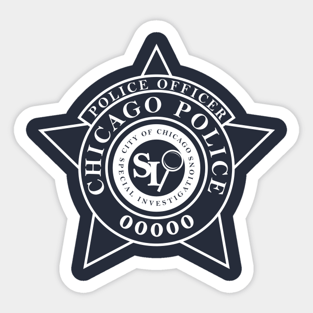Dresden Files - Chicago PD Special Investigations Sticker by Fadelias